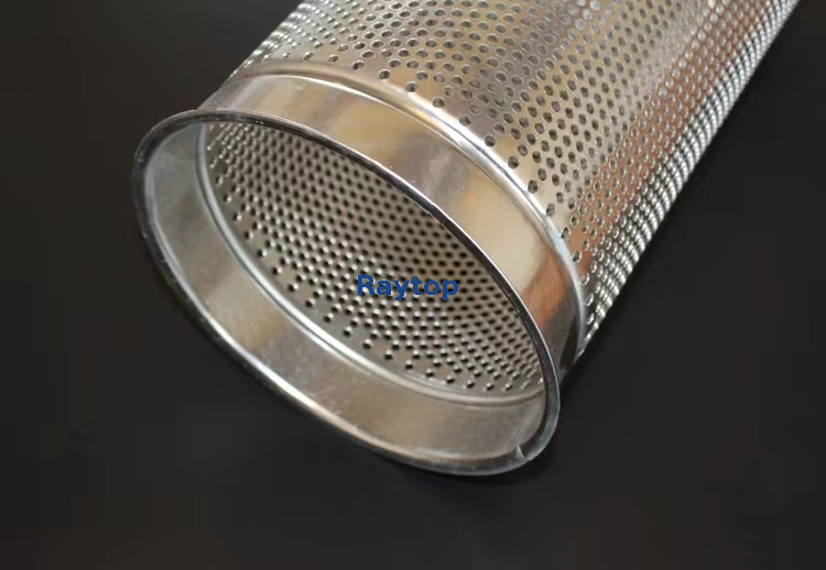 SS304 Stainless Steel Perforated Mesh Filter Basket