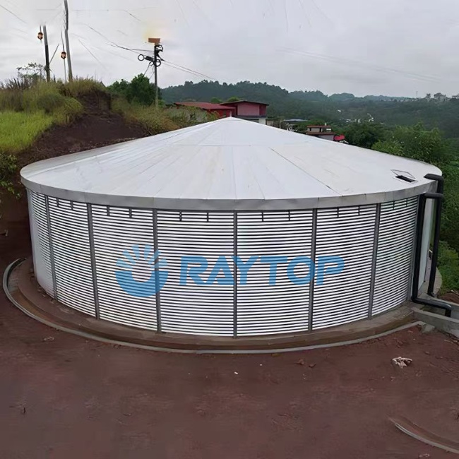 Raytop Environmental Water Tanks: Prefabricated Zn-Mg-Al Corrugated Steel Round Tanks - The Preferred Water Storage Solution for the Philippines