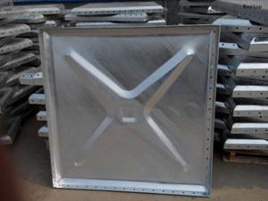 UK Standard HDG Steel Panel Water Tank 