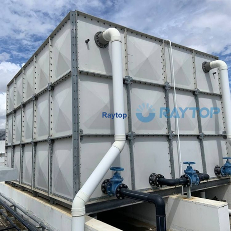 Four End 90 degrees GRP Water Tank 