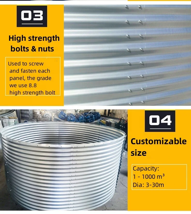 Corrugated water tank 2