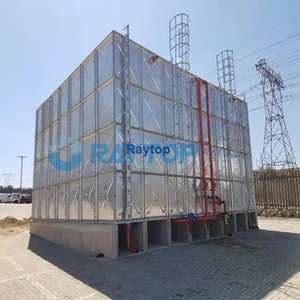 BS Standard Bolted Square Rectangular HDG Pressed Sectional Steel Water Tank