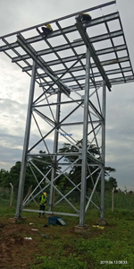 200000 L The Cold Storage Assembly Steel Structure Overhead Water Tank Tower